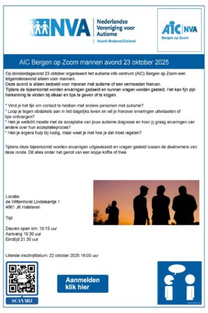 mannenavond AIC Bergen op Zoom 23 oktober 2025