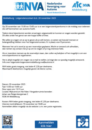 lotgenotencontact AIC Middelburg 20 november 2025 niet-leden