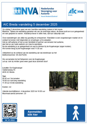 wandeling AIC Breda 5 december 2025