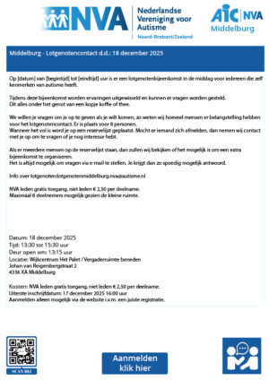 lotgenotencontact AIC Middelburg 18 december 2025 leden