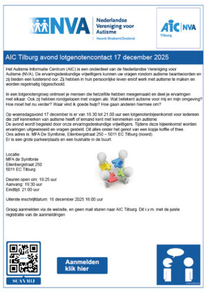 avond lotgenotencontact AIC Tilburg 17 december 2025